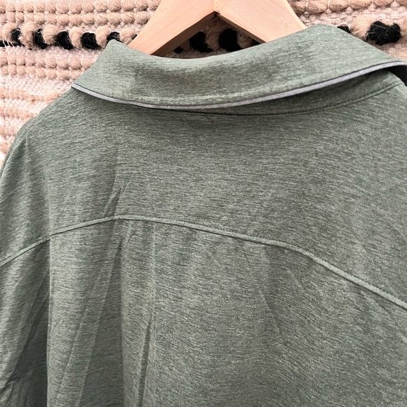 Duluth Trading Co Green Polo Shirt Relaxed Fit - Picture 7 of 7